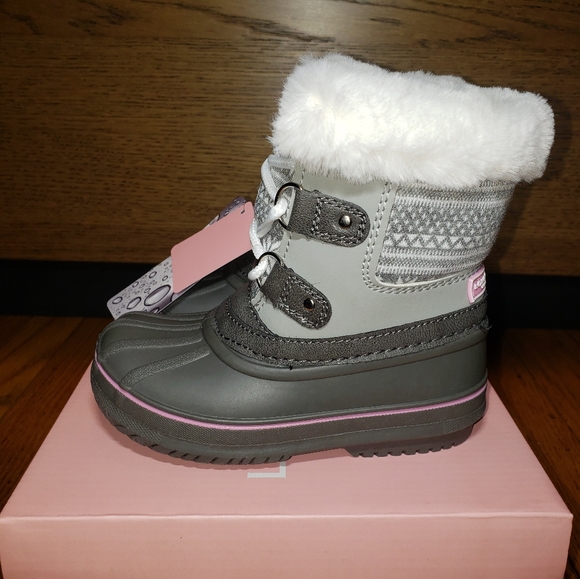 London Fog Toddler Girls Tiana Cold Weather Lace Up Boots - Picture 3 of 9